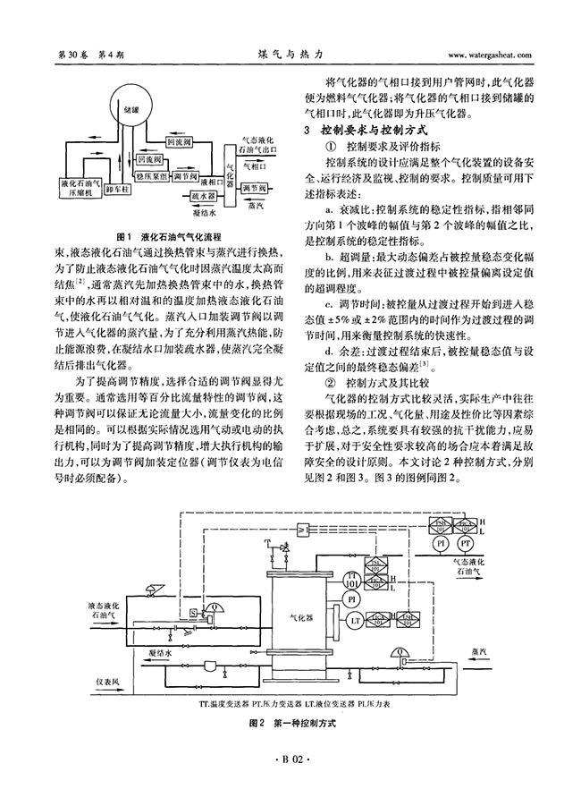 液化石油氣蒸汽式氣化器工藝流程及控制方式-錦益創(chuàng)典（天津）科技有限責(zé)任公司